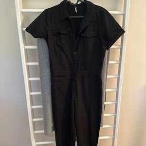 Black Jean jumpsuit
